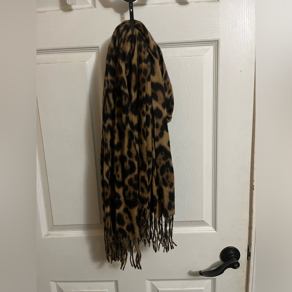 Cheetah print scarf